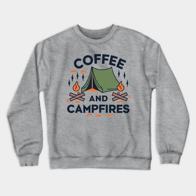 Campfire Crewneck Sweatshirt by NomiCrafts